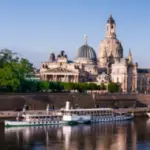Dresden - Blick auf die Elbe