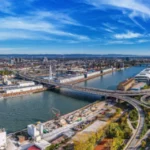 Der Rhein bei Ludwigshafen
